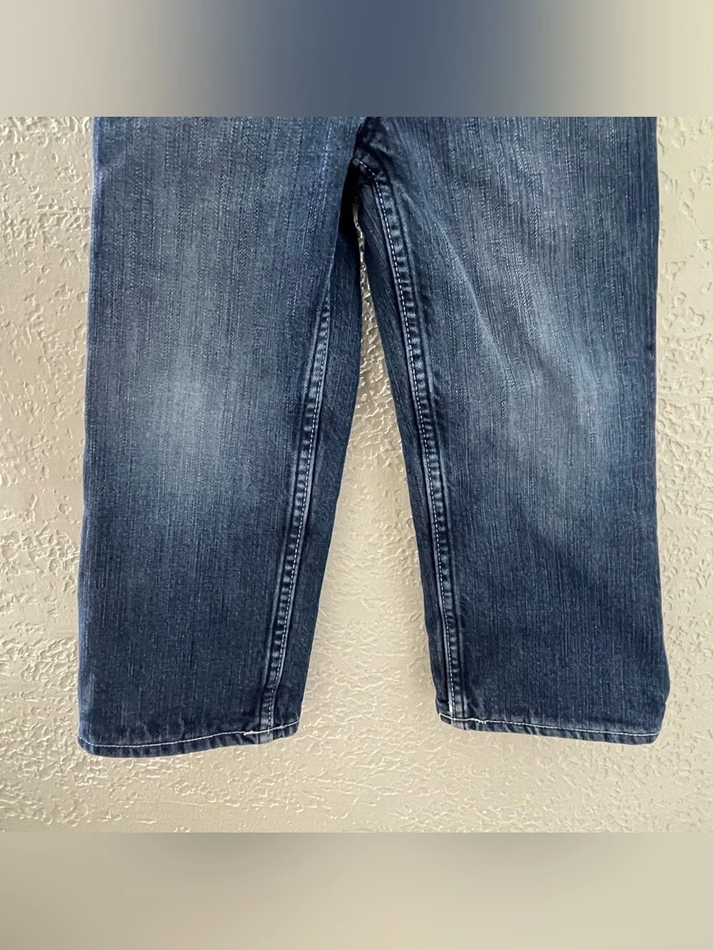 GAP Boys' Dark Blue Insulated Thermal Denim Jeans Loose Fit 3T Adjustable waist